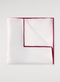 Pochette in seta tinta unita