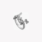 Just Cavalli Silver Stainless Steel Ring