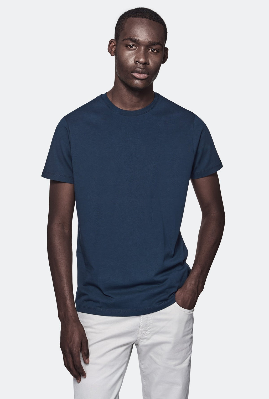 T-shirt tinta unita in cotone