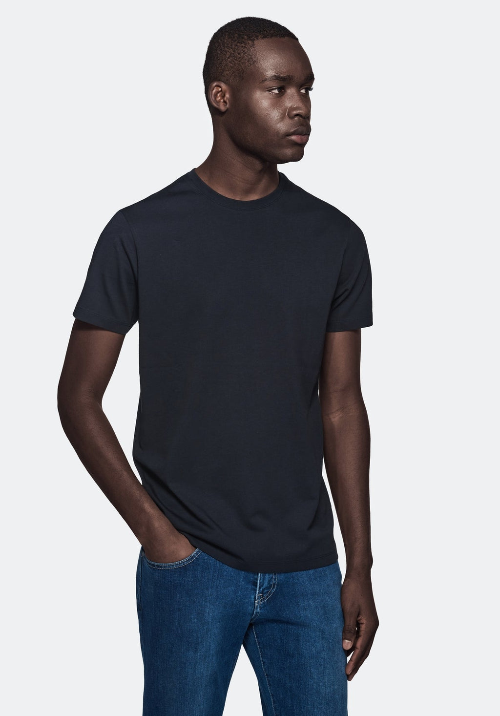 T-shirt tinta unita in cotone