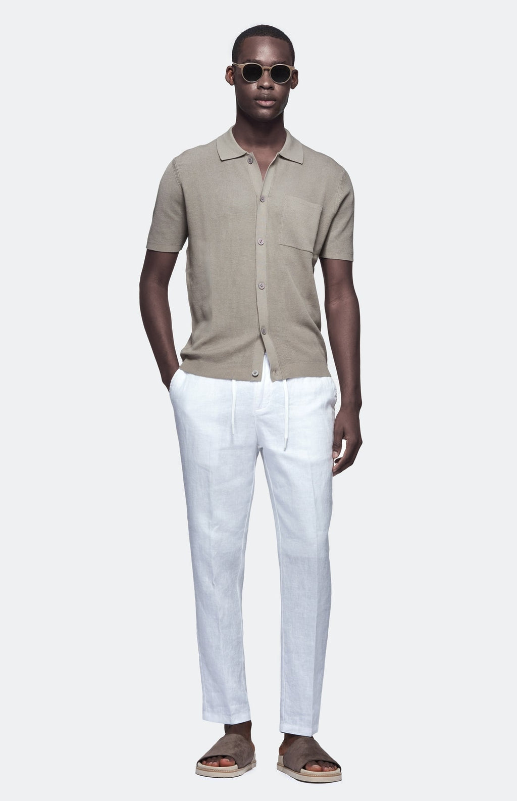 Polo camicia mezza manica 100% cotone