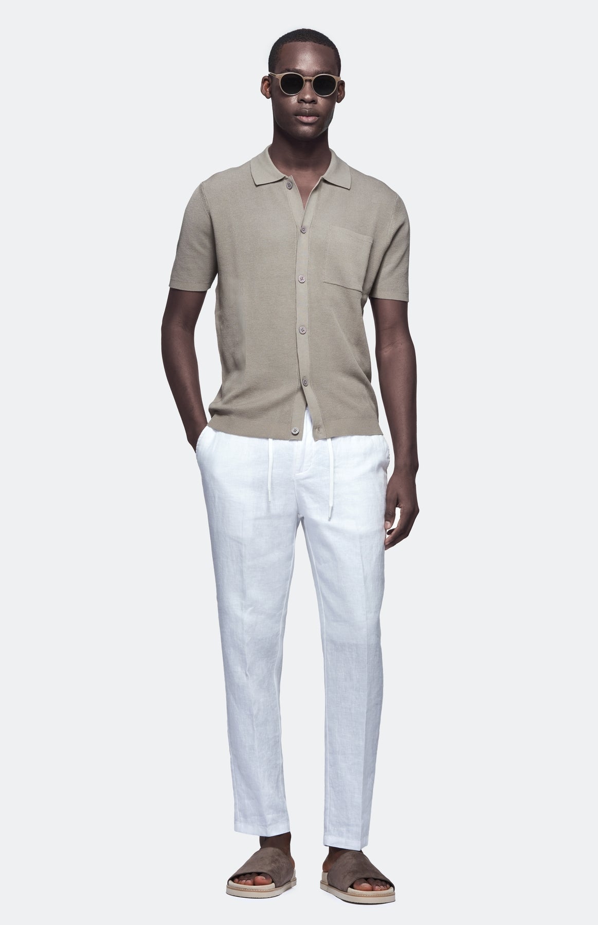 Polo camicia mezza manica 100% cotone