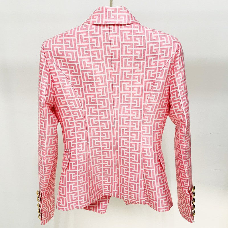 New Double Breasted Blazer Coats Women Fashion Party Club Clothes Long Sleeves Sequin Shinny Jackets Luxury Oversized