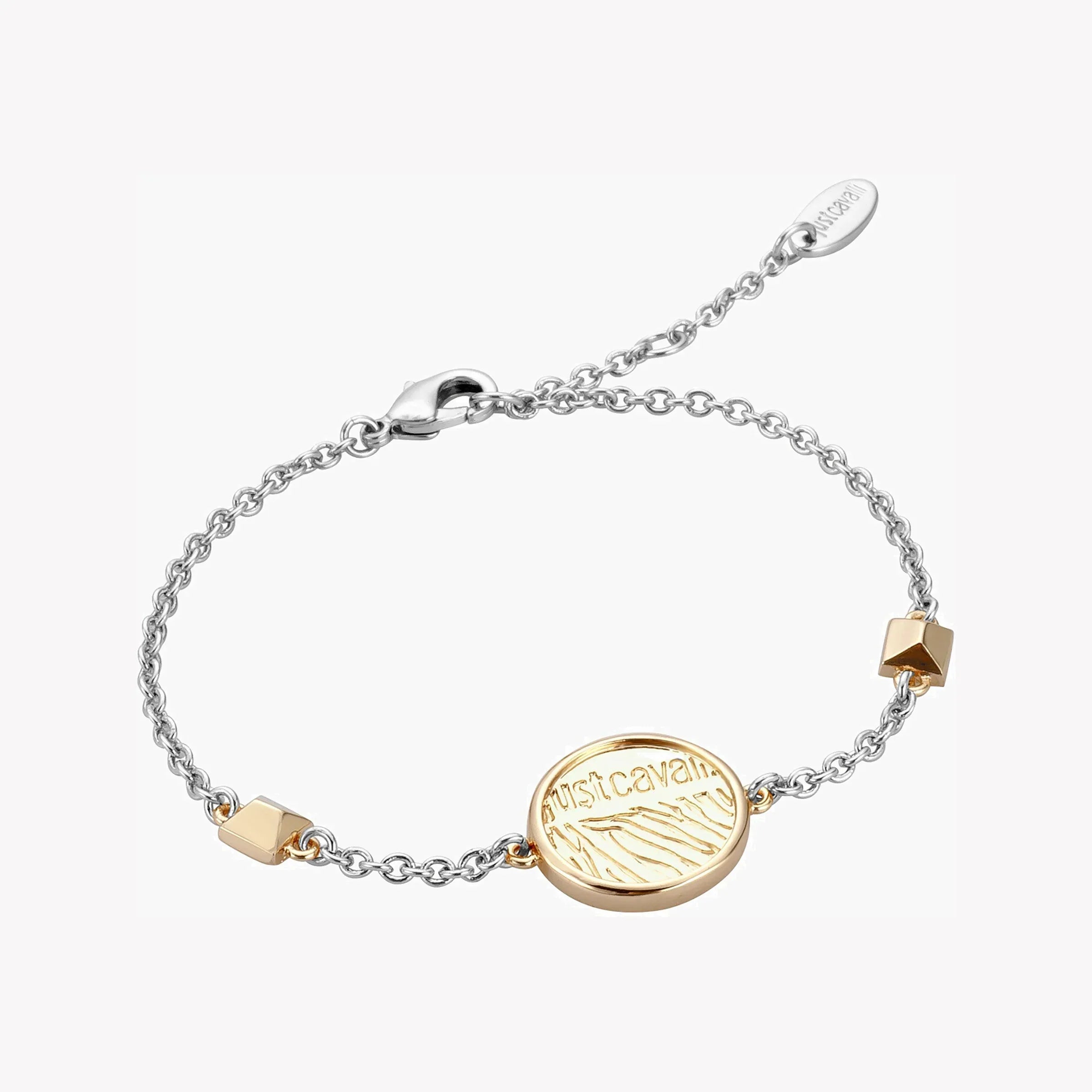 Just Cavalli Women's Silver Watch, Champagne Dial | Jc1l077m0095