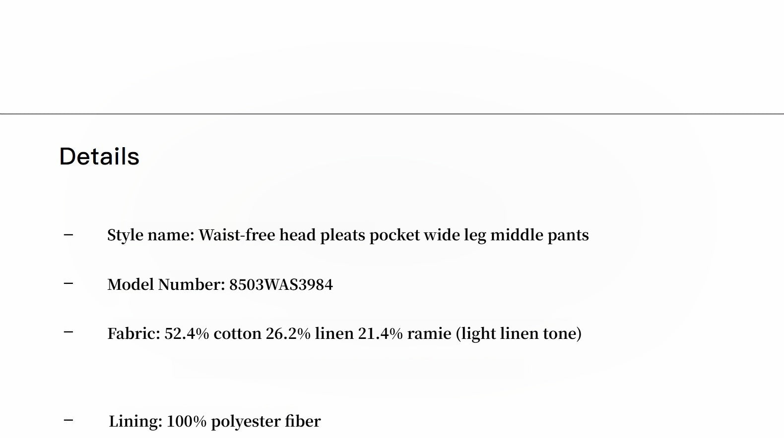 Sophisticated linen waistless pleated wide-leg cropped pants for women, featuring architectural silhouette, textured side pockets