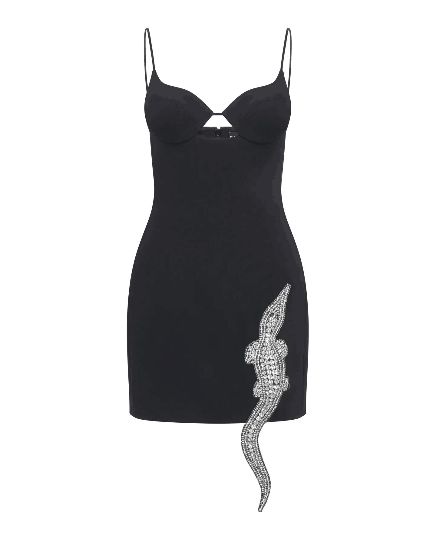 New Designer Black Color Women Rayon Bandage Sexy Bodycon Mini Dress Nightclub Party Celebrate Outfit Vestido
