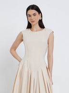 Pleated Vintage Dress