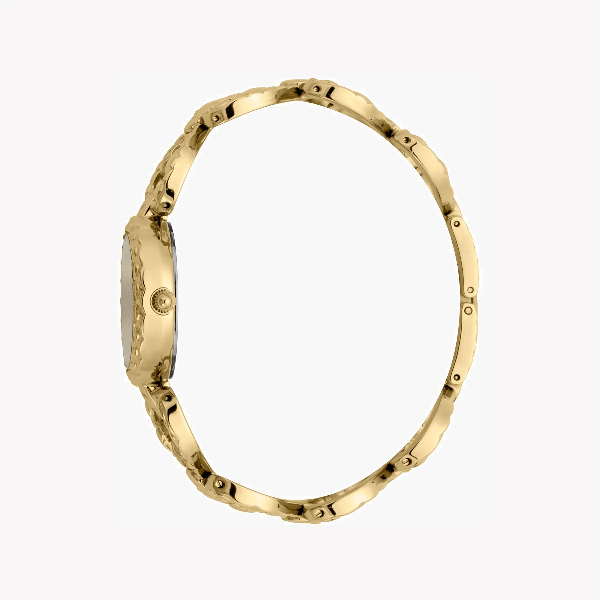 Just Cavalli Women's Gold Stainless Steel Watch, White Dial | Jc1l132m0025