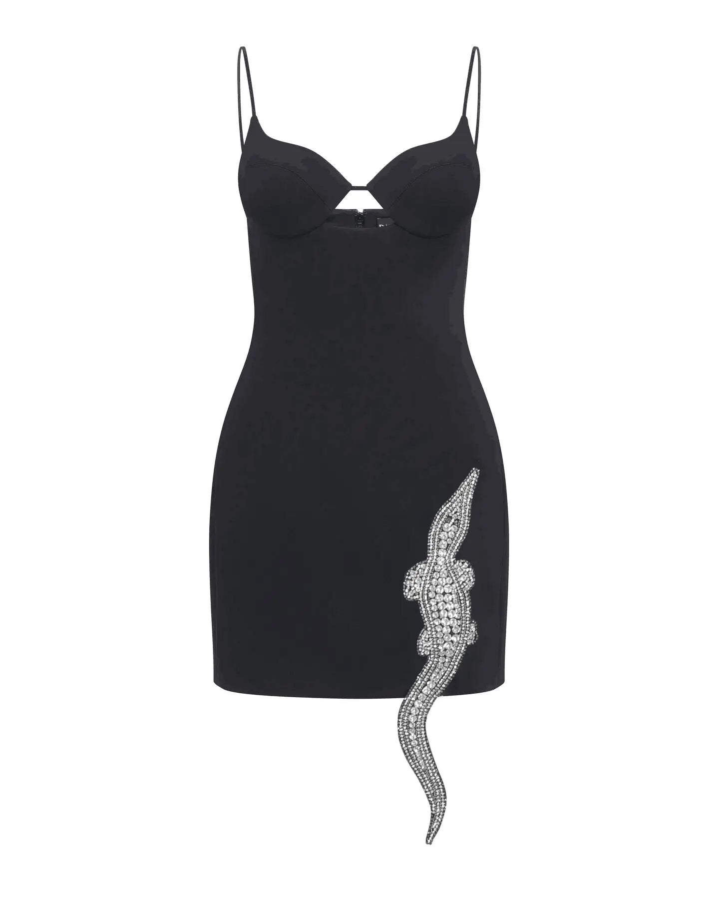 New Designer Black Color Women Rayon Bandage Sexy Bodycon Mini Dress Nightclub Party Celebrate Outfit Vestido