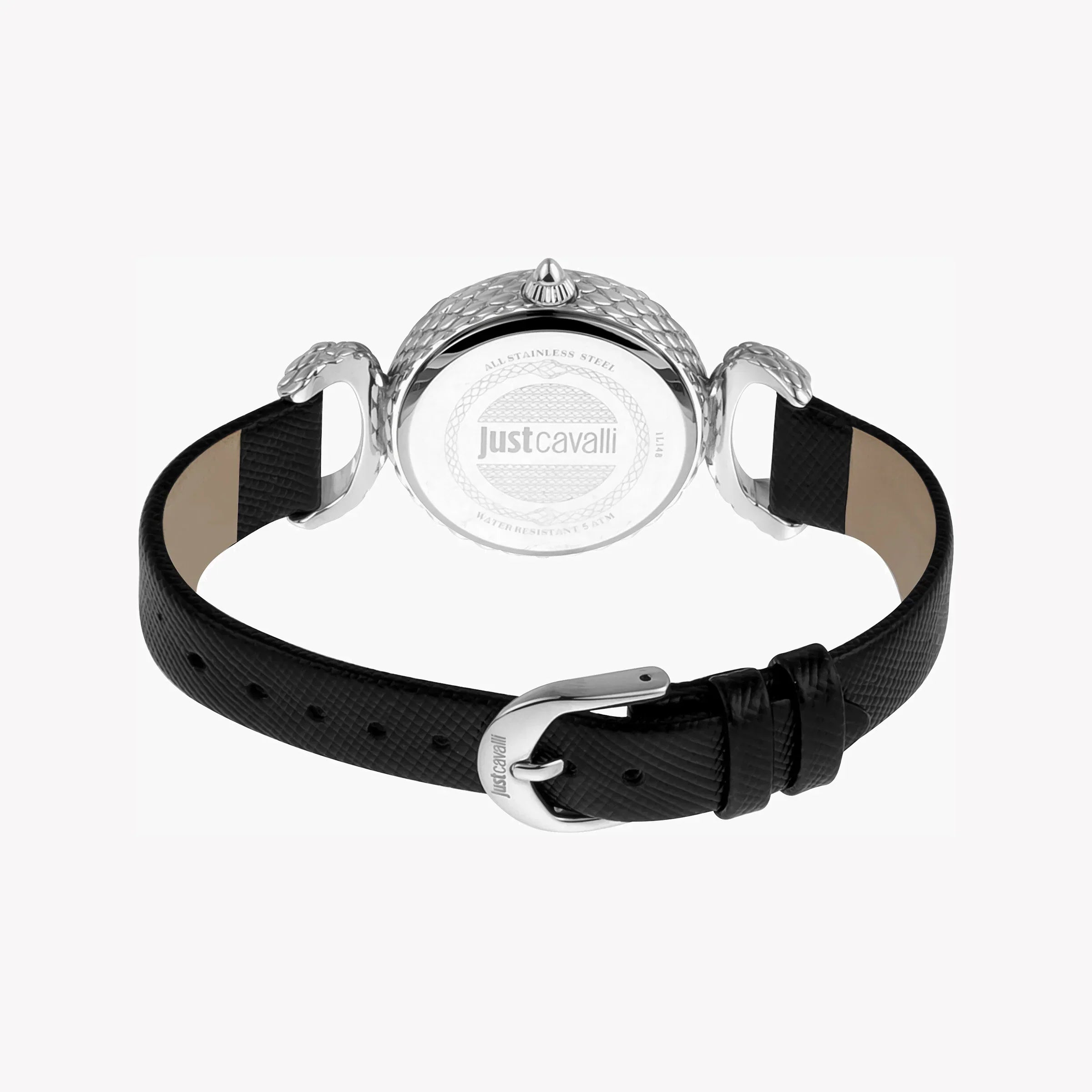 Just Cavalli Women's Leather Watch, White Dial | Jc1l148l0015
