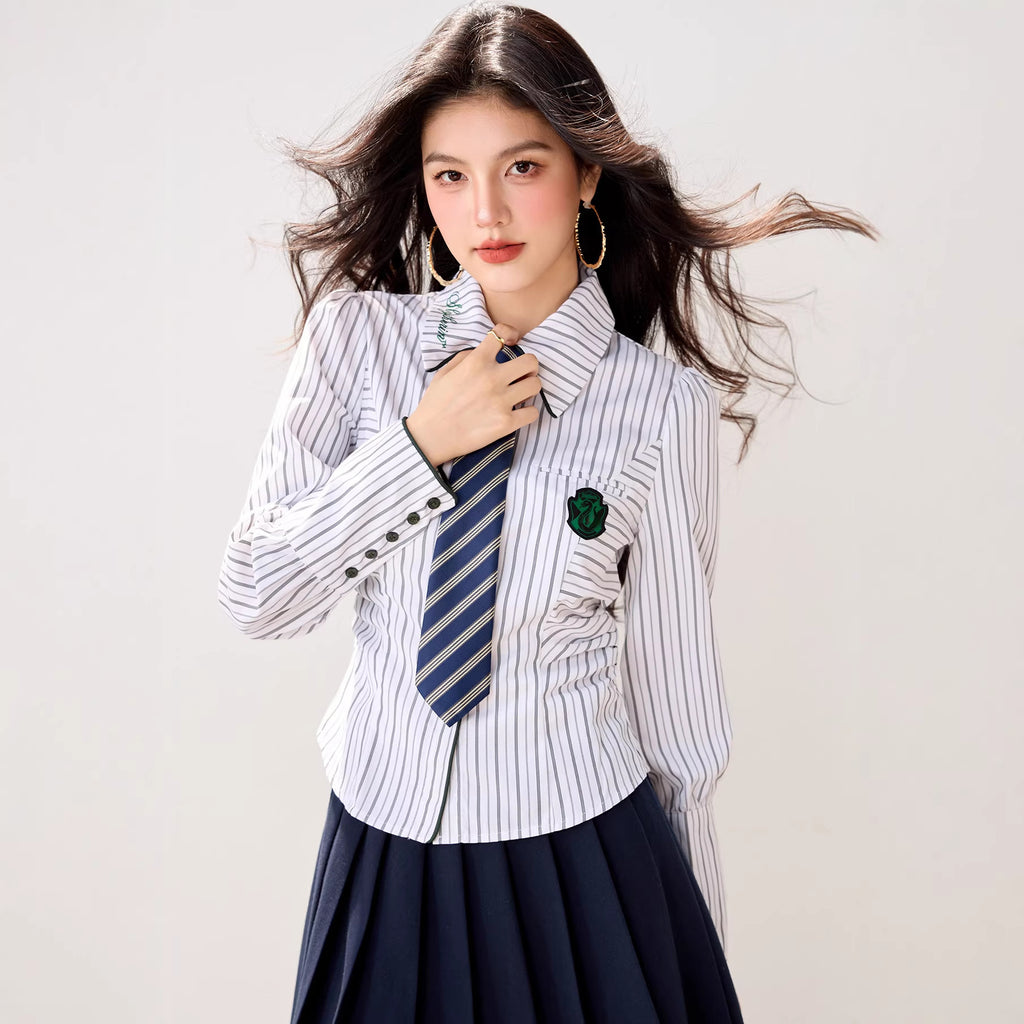 Academic Fit Shirt for Women, Spring New Design, Unique Inner Layer Blouse, Basic Top
