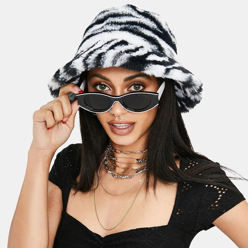 Retro oval dot paint sunglasses