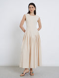 Pleated Vintage Dress