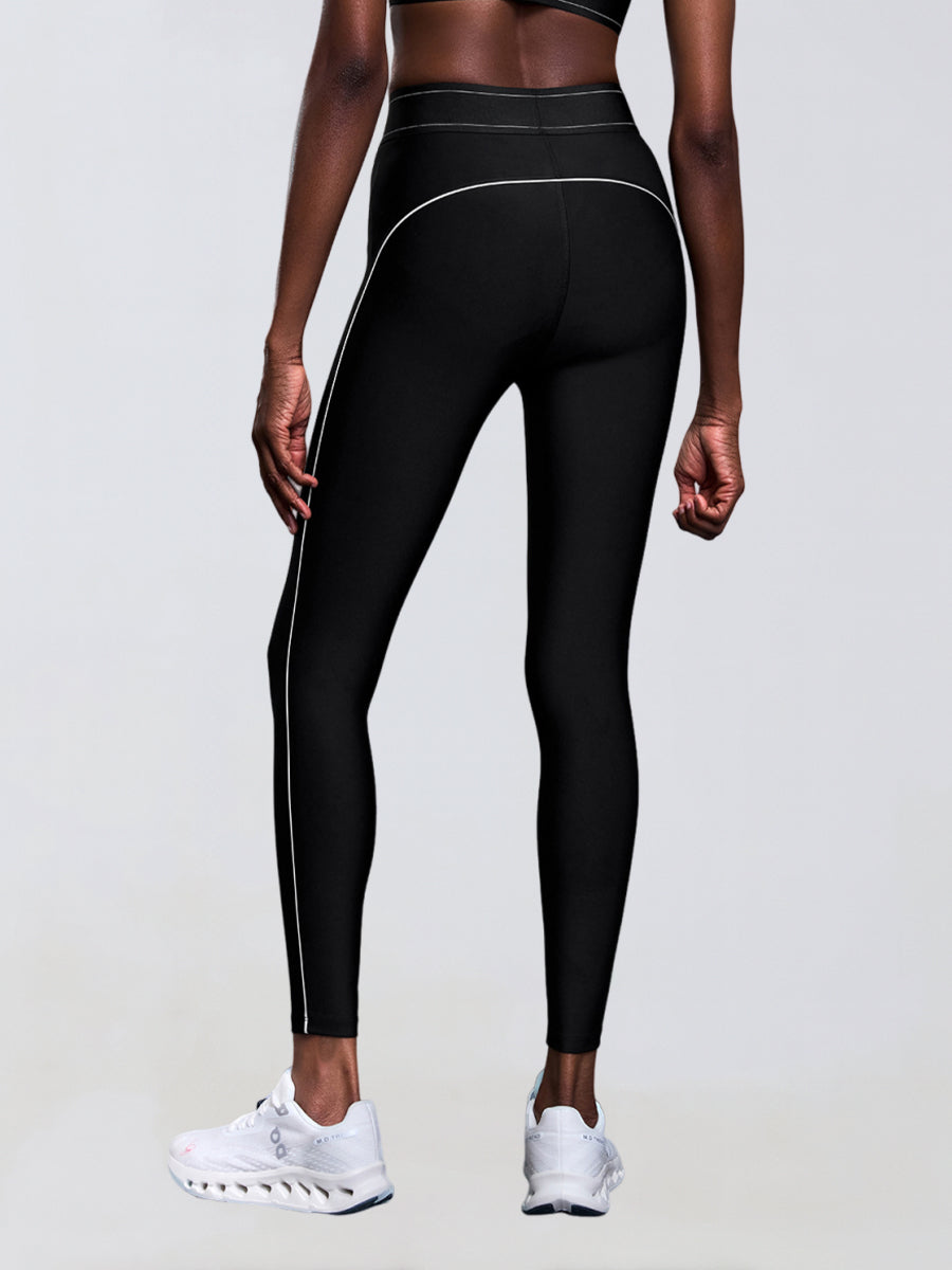 Contrast Waist Sculpt Leggings