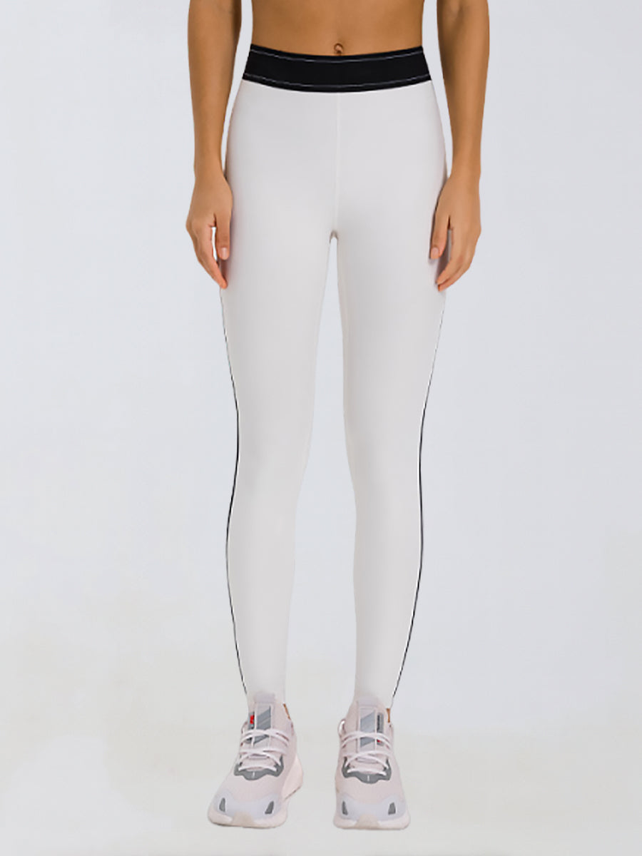 Contrast Waist Sculpt Leggings