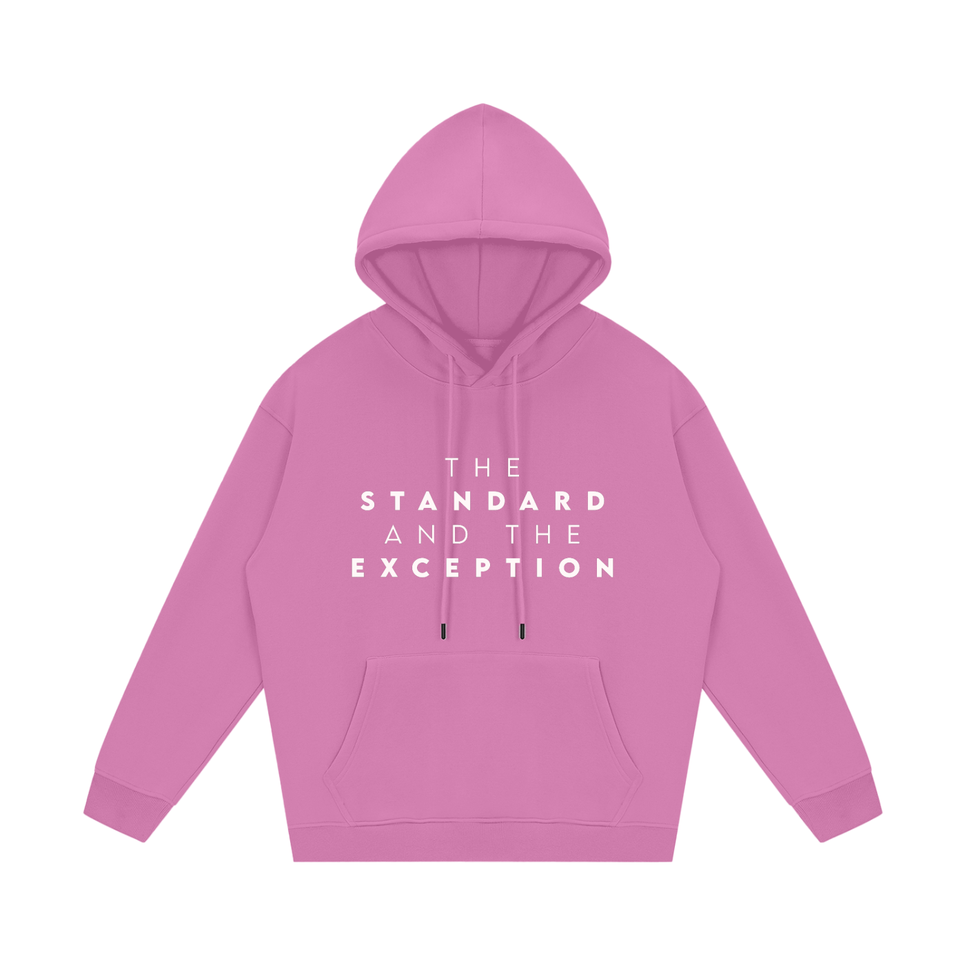 The standard and the exception Fleece Hoodie-8