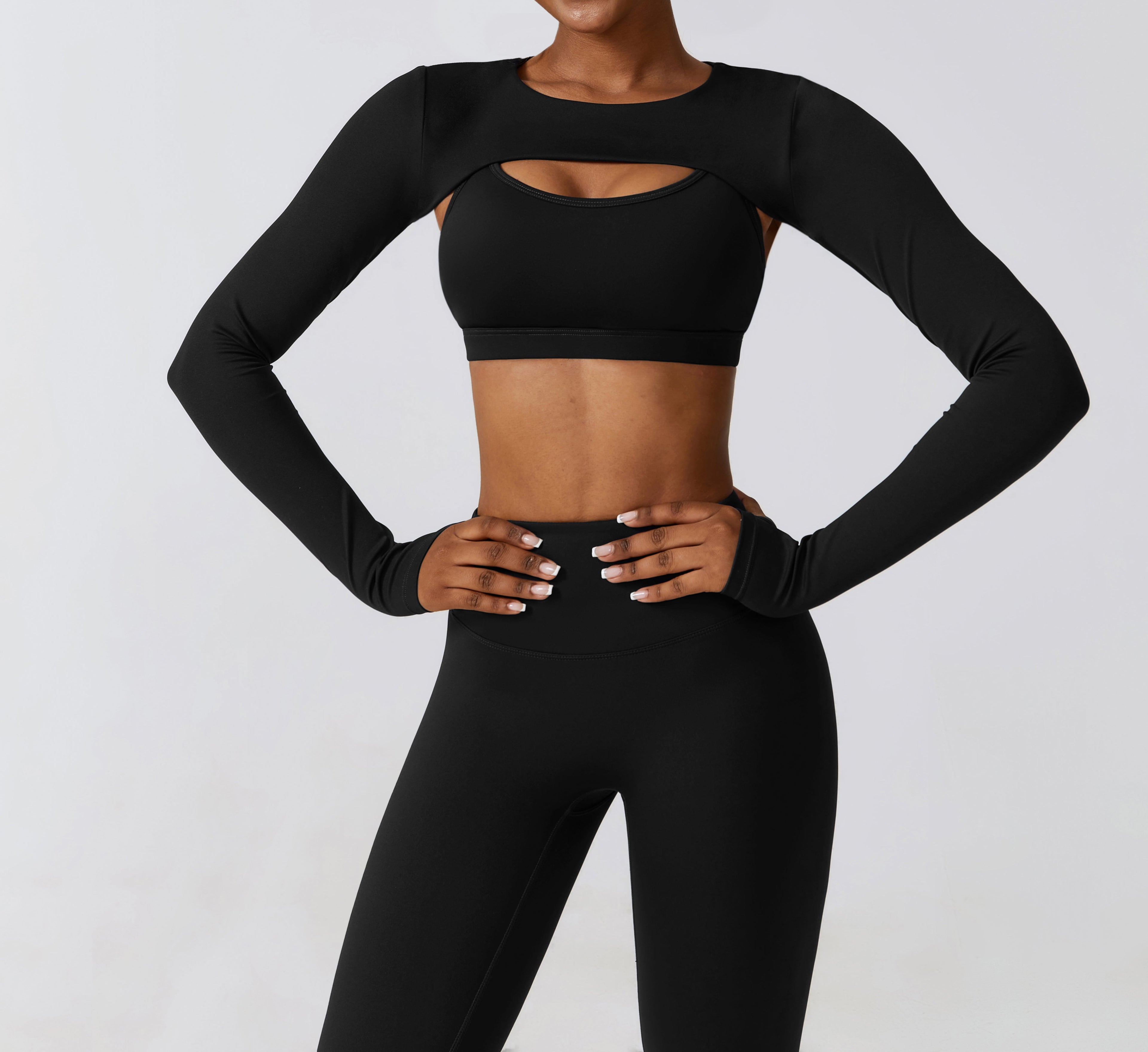 Hot Set: Shrug, Bra and Leggings