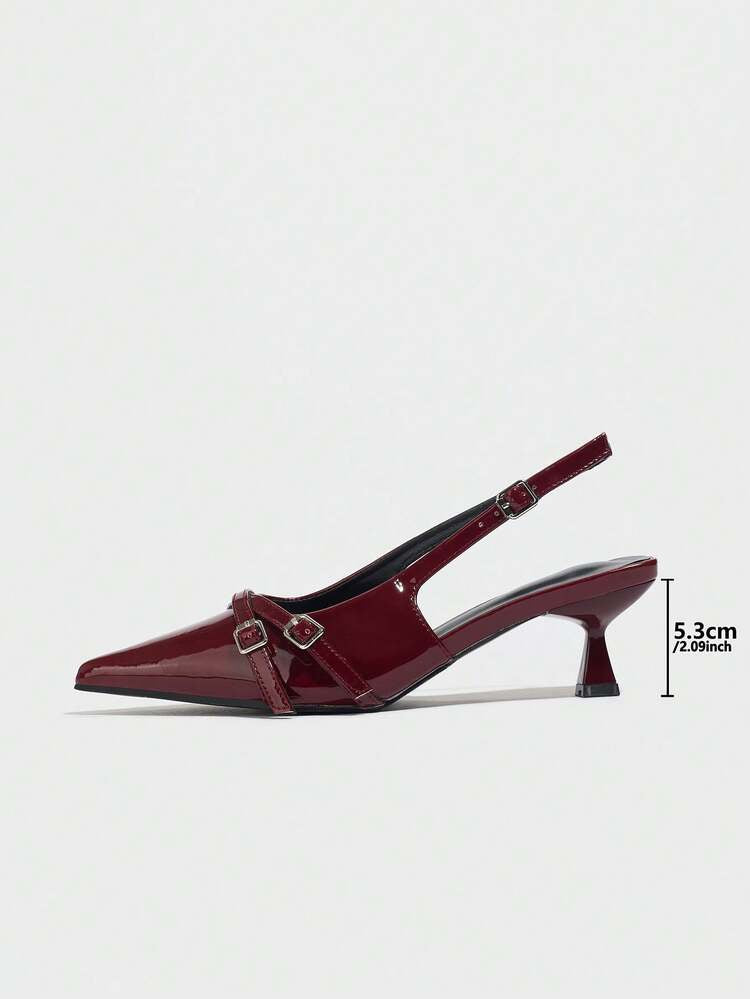 Point Toe Slingback Pumps