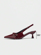 Point Toe Slingback Pumps