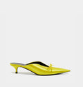 Satin Bow Mules