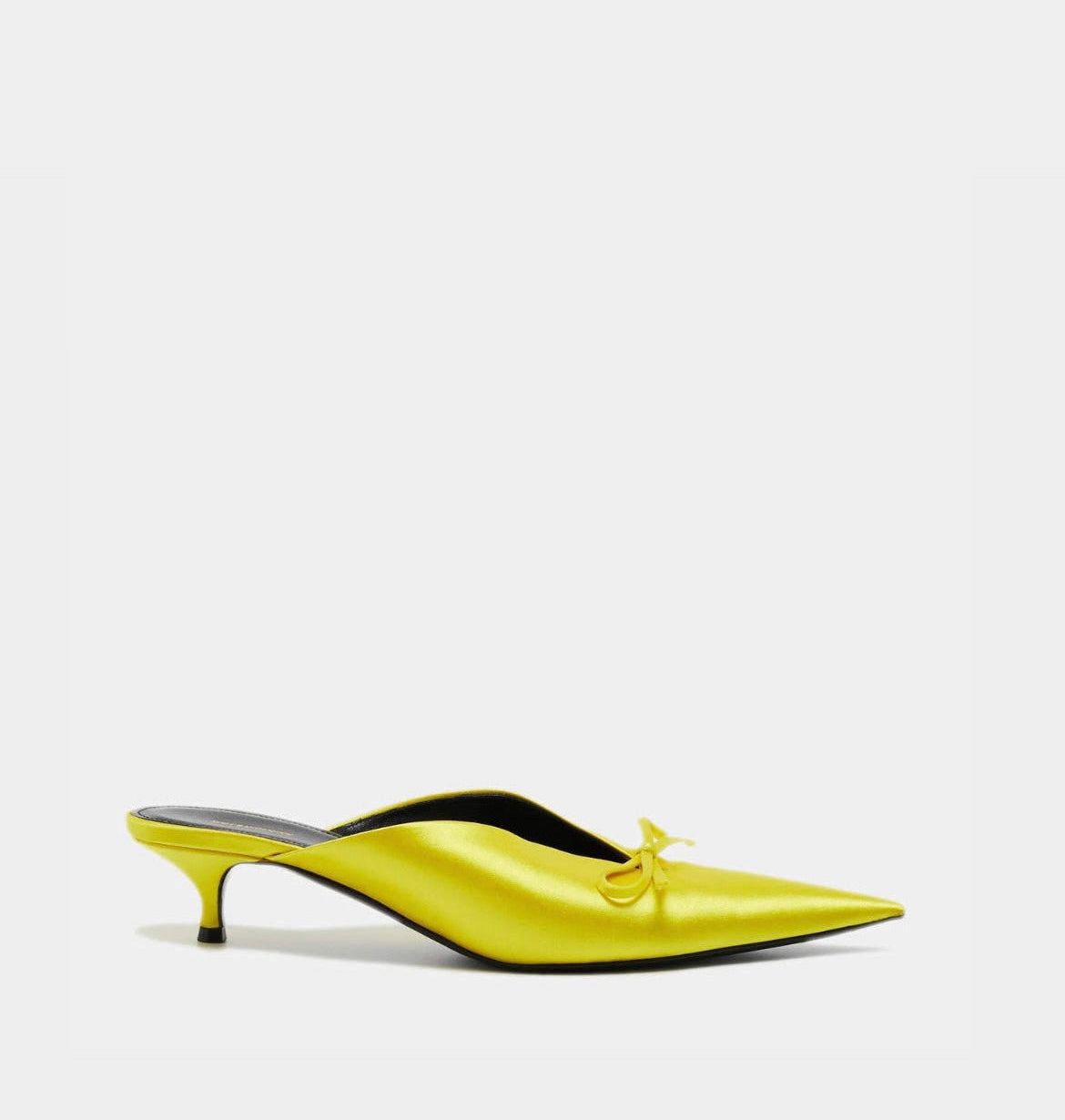 Satin Bow Mules