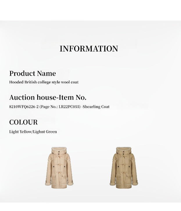"Quartet Short" Wool Artificial Compositesuede Hooded Shearling Jacket