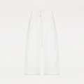 "Weiss Love Letter" Old Money Style Linen Cut Scimitar Pants