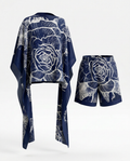 Audacious Zebra Print Kaftan Set-4