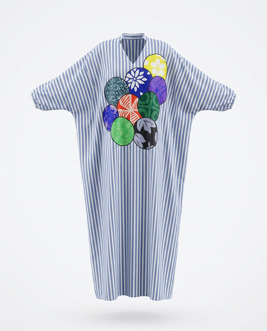 Vibrant Striped Patchwork Maxi Dress