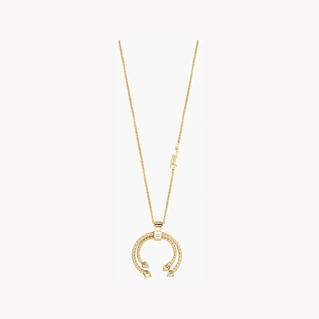 Just Cavalli Women's Gold Brass Necklace, Gold Tone | Jcnl00400200