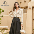 British Style Short Section Small Suit Jacket Female Spring Suit Design Sense High Waist