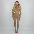 Sheer Lace Jumpsuit