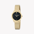 Pierre Cardin Women's Gold Stainless Steel Watch, Black Dial | Cpi.2529-0