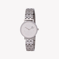 Pierre Cardin Women's Silver Metal Watch, White Dial | Cbv.1539-0