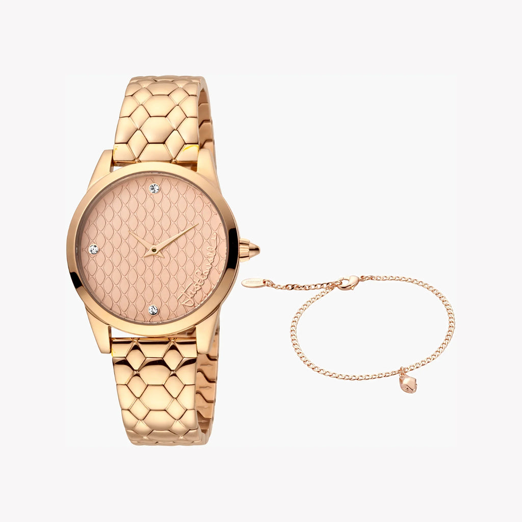 Just Cavalli Women's Rose Gold Watch, Elegant Design | Jc1l087m0065