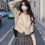 Fried Dough Twists cardigan sweater women's coat