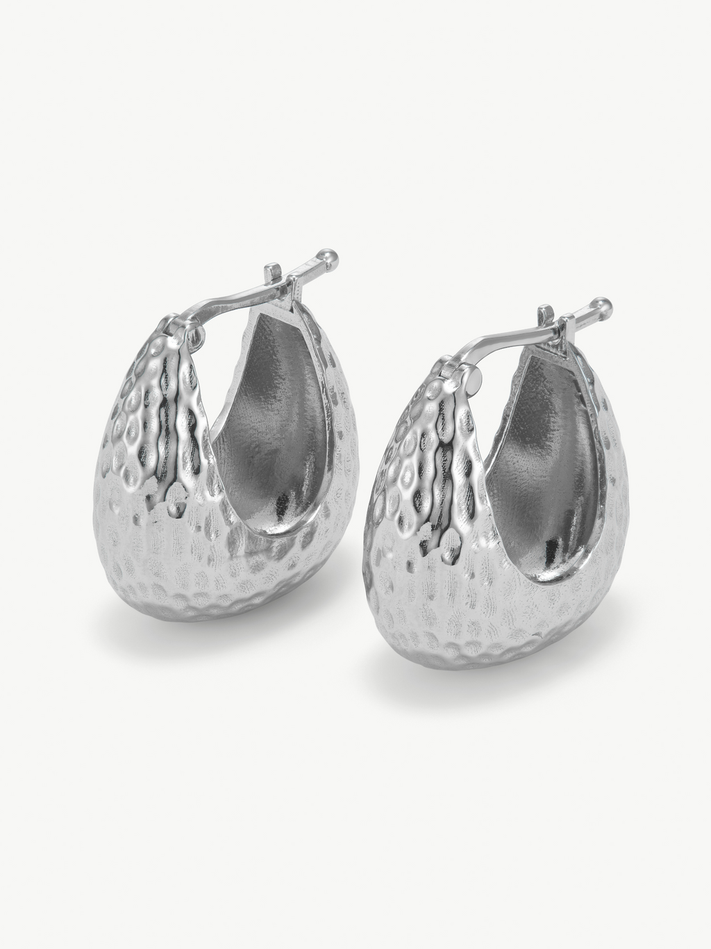 Sterling Silver Hoop Earrings – Jude | No More Nobody