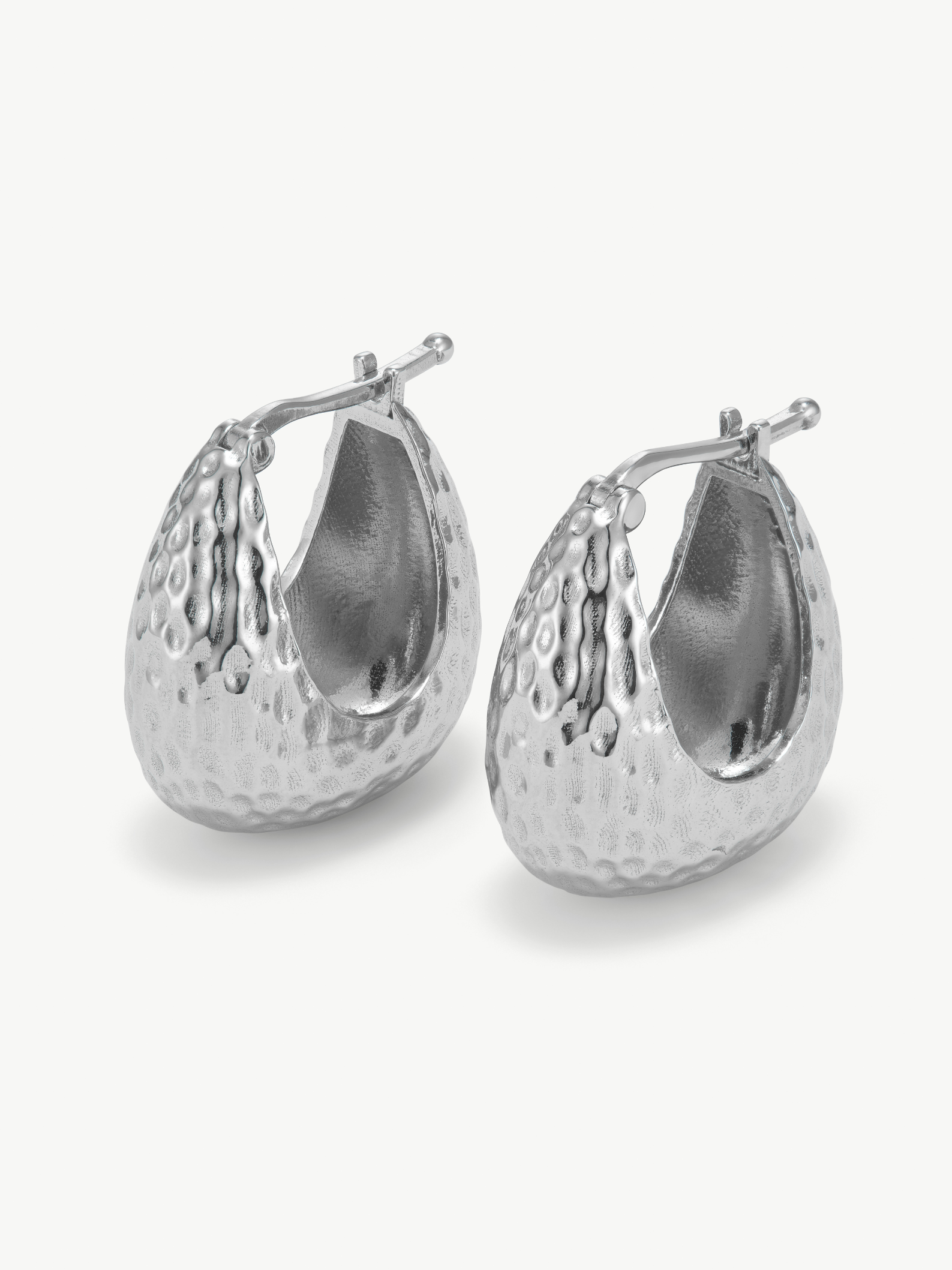 Sterling Silver Hoop Earrings – Jude | No More Nobody