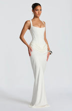Drape Satin Dress