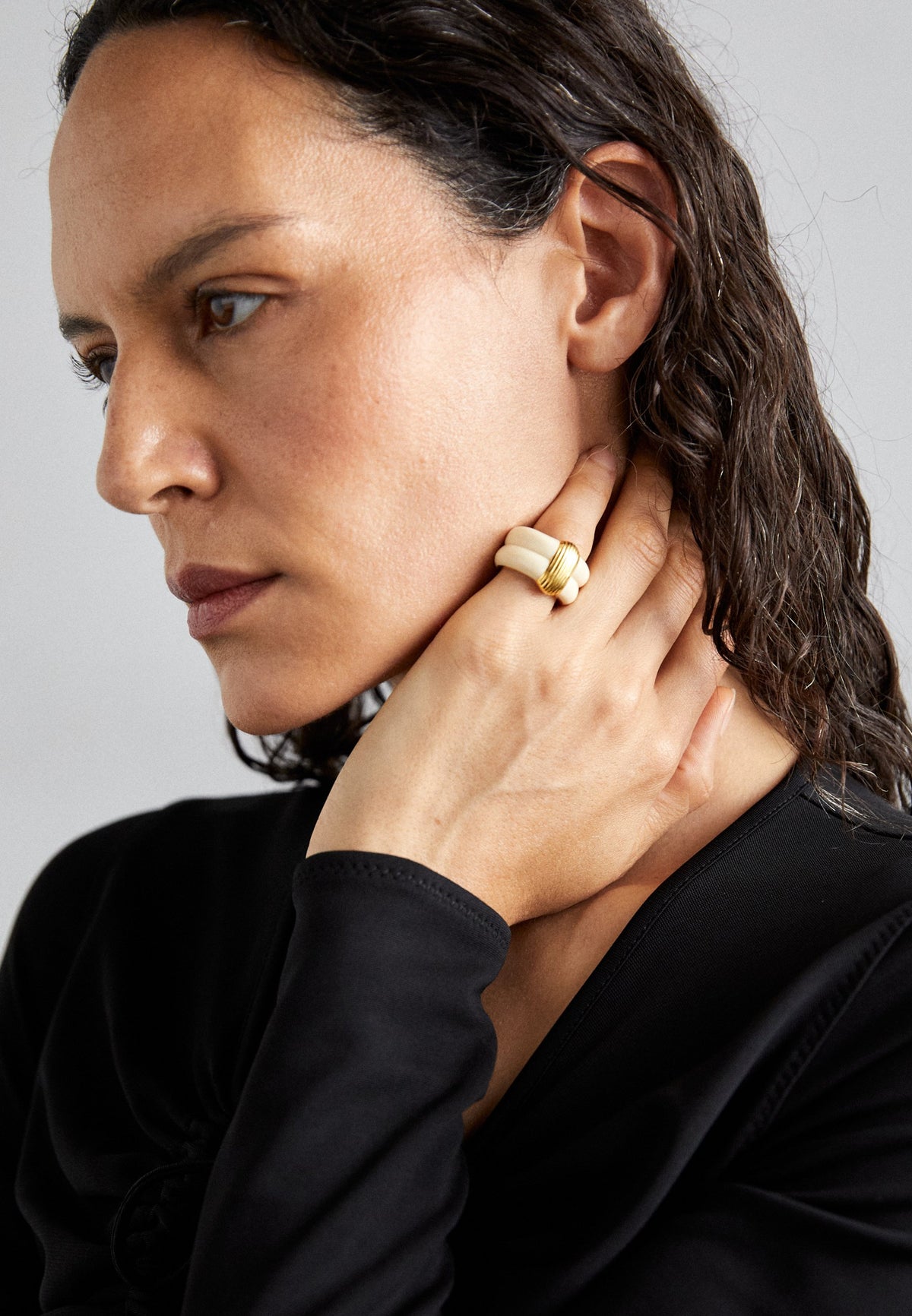 Gold plated Enemal Ring