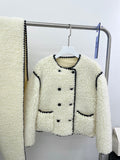 Winter New Women Fashion High Quality Double Breasted Warm Jacket Female Casual Outerwear Coat 2 Color Rmsx 8.22