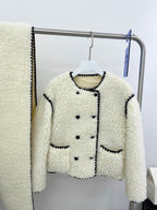 Winter New Women Fashion High Quality Double Breasted Warm Jacket Female Casual Outerwear Coat 2 Color Rmsx 8.22