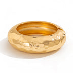 Round wide grain bracelet