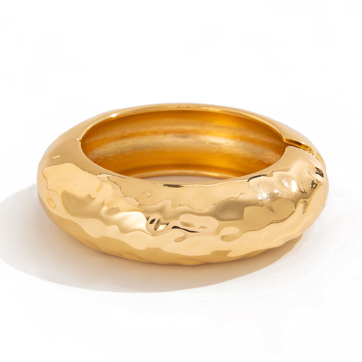 Round wide grain bracelet