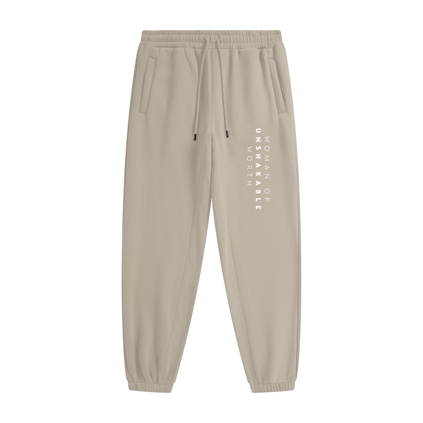 woman of unshakable worth Fleece Joggers
