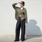 VintageLinen Loose Blouse