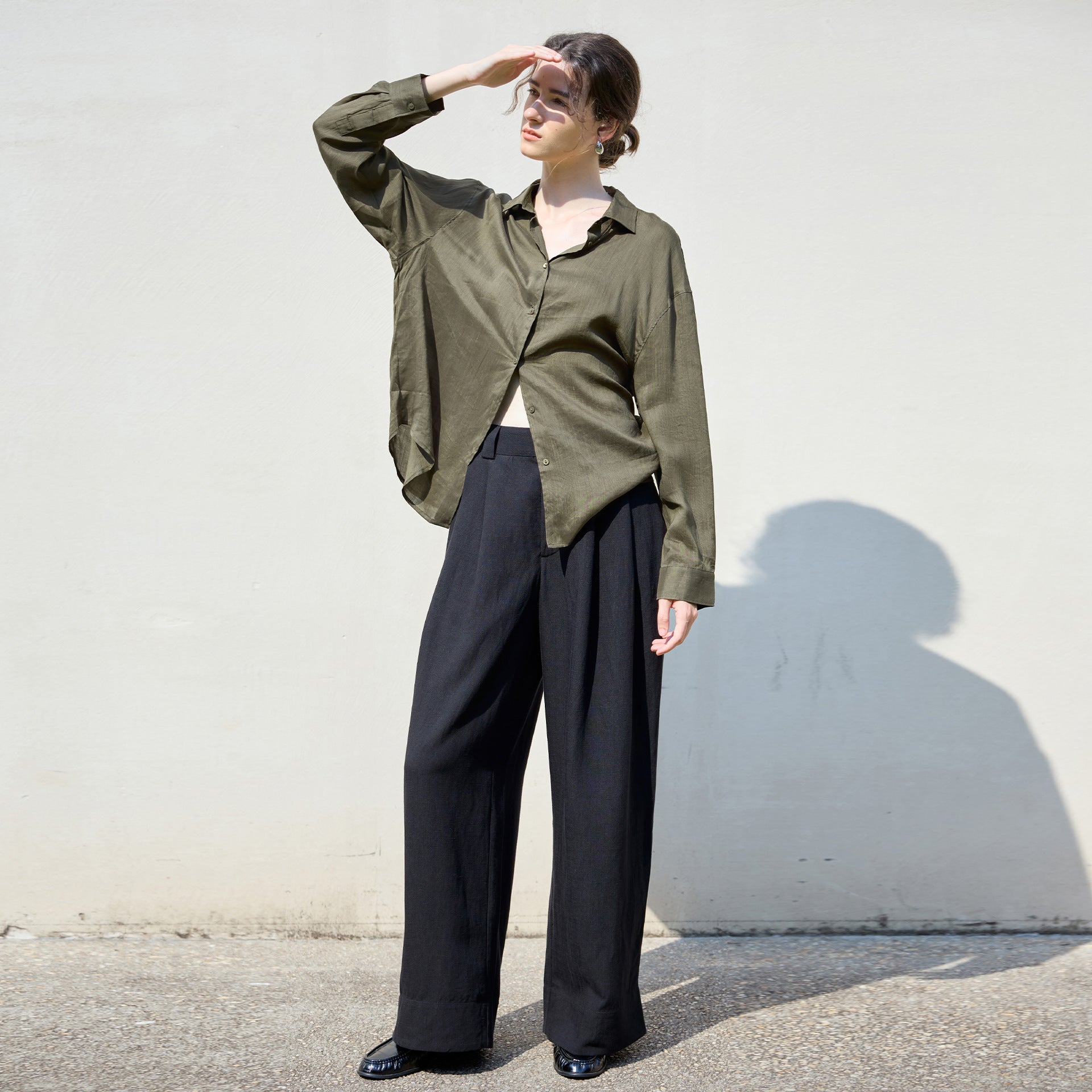 VintageLinen Loose Blouse