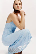 Jacquard Strapless Dress