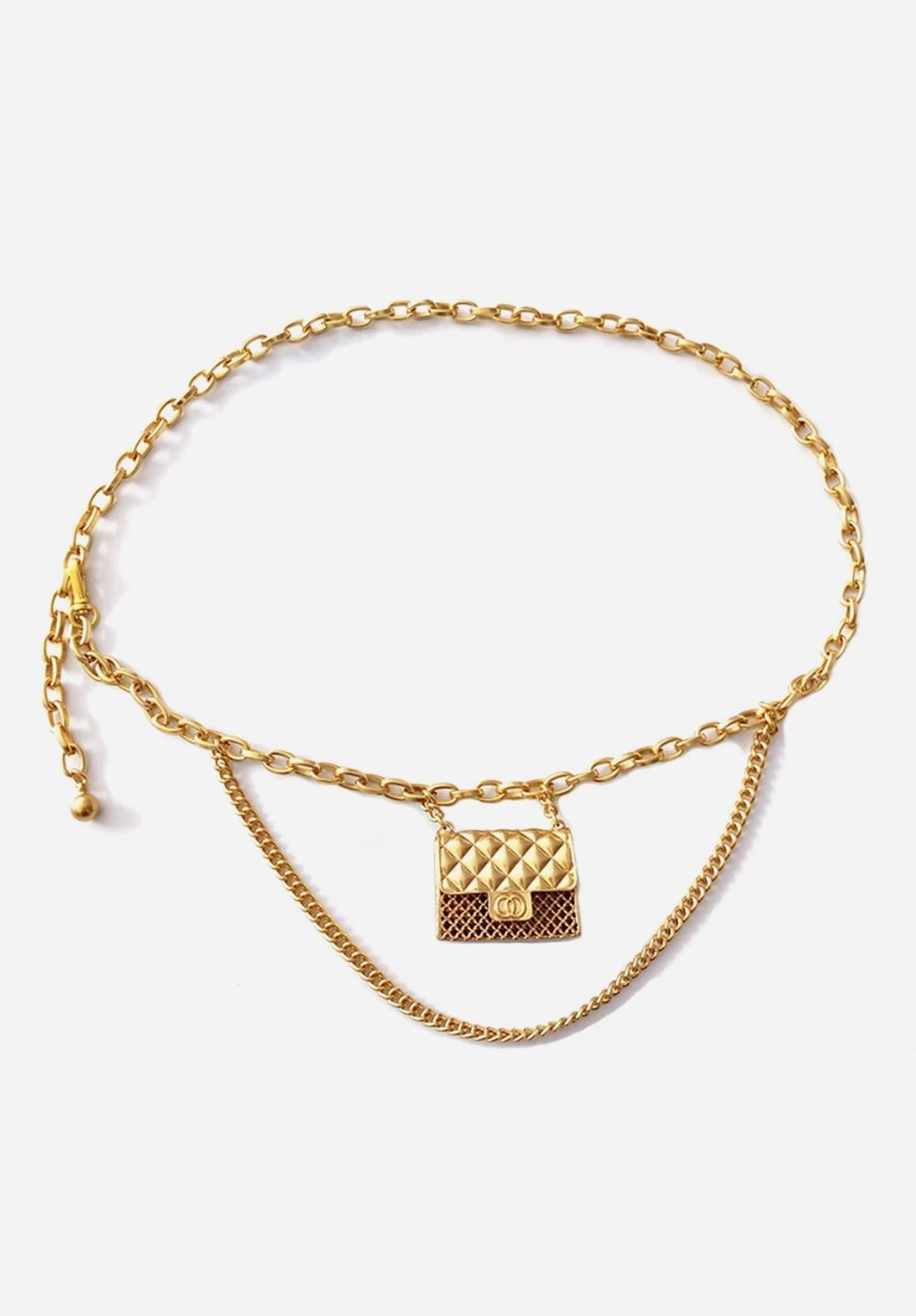 Tassel Gold Chain Belt