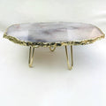 Grey Agate Quartz Cake Stand/Centrepiece/Display Stand/Tray
